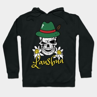 Lausbua Bavaria Skull Bavarian Costumes Hoodie